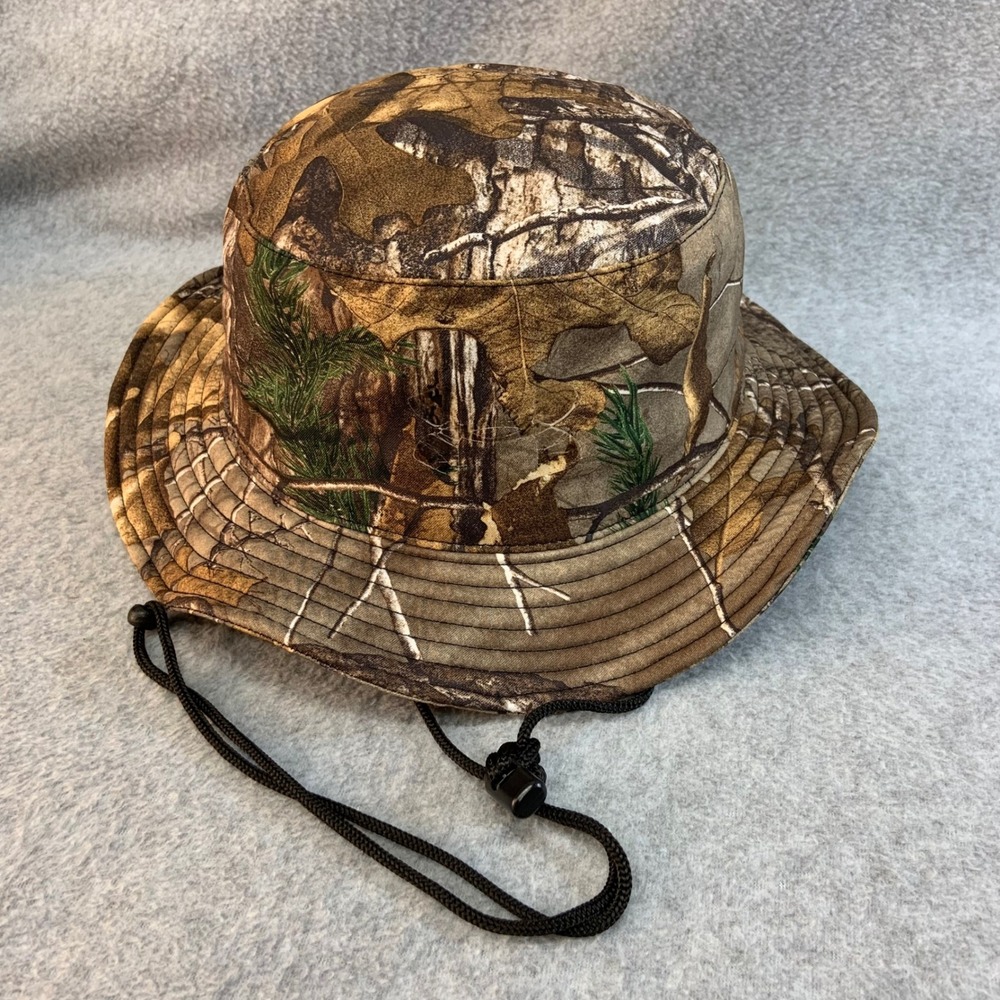 Under Armour Camo Logo Mens Bucket Hat Adjustable Chin Strap OSFA